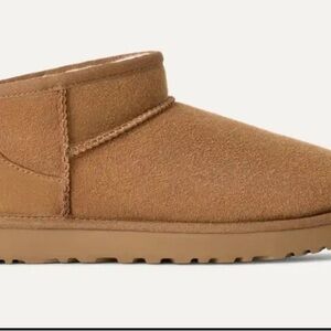 UGG Classic Ultra Mini Ankle Boots - Chestnut